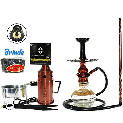 Narguile  Amazon Hookah Lord  Completo  - Bronze