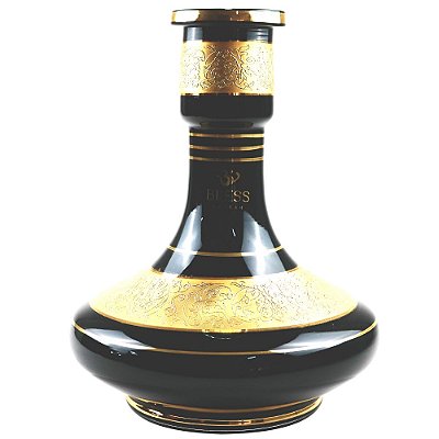 Vaso Bless Grande Lamp Genie 30cm - Preto