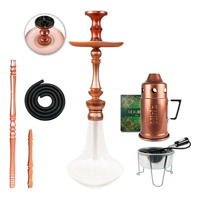 Narguile Sultan Miid  Completo Kit - Rose