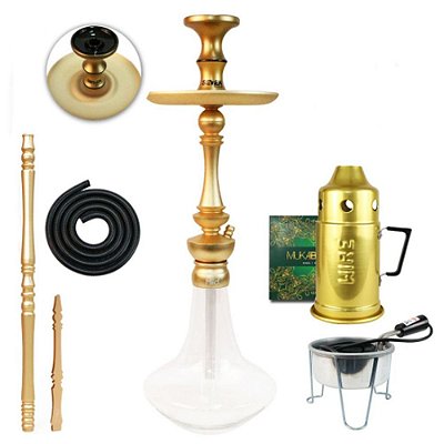 Narguile Sultan Miid Completo Kit-  Champagne