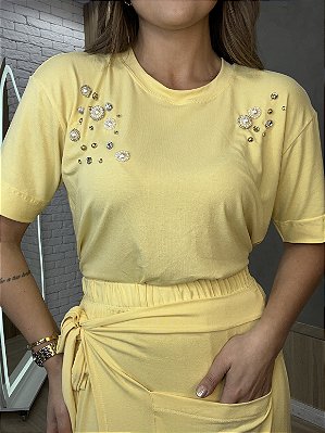 Blusa Soltinha Amarelo Clarice