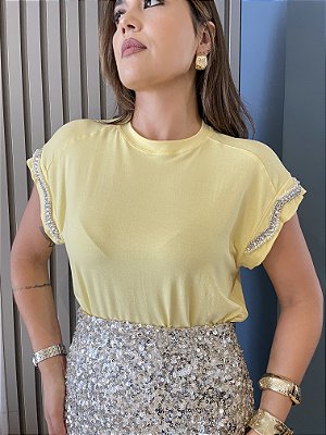Blusa Muscle Amarelo Melinda