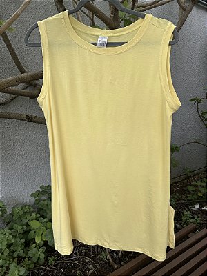 Regata Feminina Amarelo