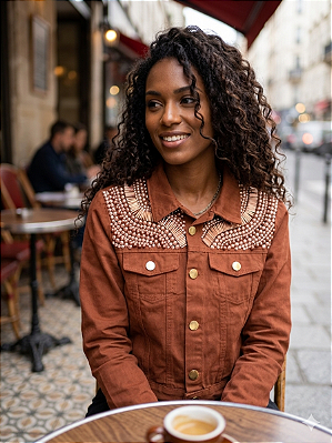 Jaqueta Jeans Feminina Telha Loretta