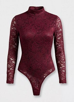 Body em Renda com Gola