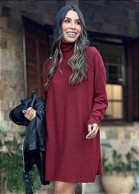 Blusa Poncho Mini Vest Modal de Lã Importado