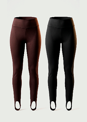 Legging Suplex Flanelada com Pezinho