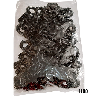 NE1100 100 elasticos de cabelo fio de telefone 3,5 cm colorido 1100 – UNITARIO (Atacado)
