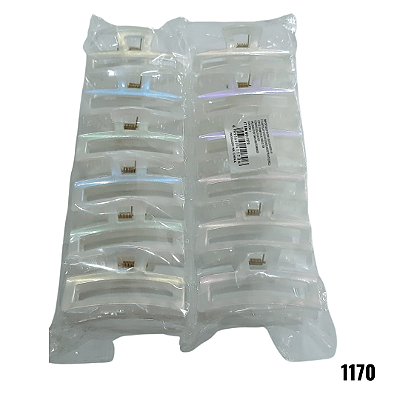 NE1170 - Presilha de cabelo 12 pcs por kit/ 7cm atacado 1170 – Pacote com 12 unidades (Atacado)