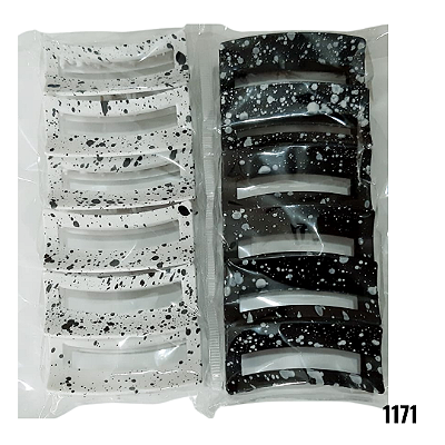 NE1171 - Presilha de cabelo 12 pcs por kit/ 7cm atacado 1171 – Pacote com 12 unidades (Atacado)