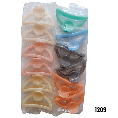 NE1209 - Piranha de cabelo 12 pc por kit/ 9 cm atacado 1209 – Pacote com 12 unidades (Atacado)