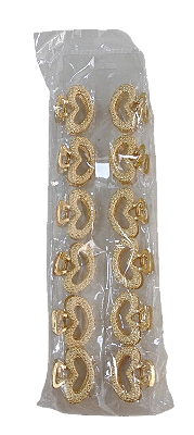 NE10276 - 10276 piranha de liga + metal 4 x 2.5 cm – Pacote com 12 unidades (Atacado)