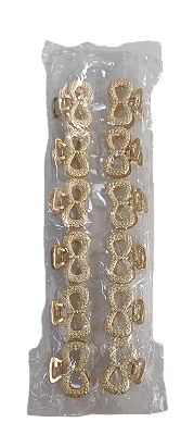 NE10274 - 10274 piranha de liga + metal, 4 x 2.5 cm – Pacote com 12 unidades (Atacado)