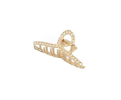 NE10189 - 10189 piranha de cabelo de liga + ferro, 7 * 4 cm – Pacote com 12 unidades (Atacado)