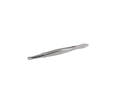 NE10101 - 10101 pinça chanfrada ferro blister 8,5cm – Pacote com 12 unidades (Atacado)