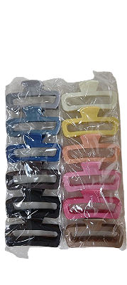 NE10030 - 10030 piranha de cabelo plástico+ ferro, 10cm – Pacote com 12 unidades (Atacado)