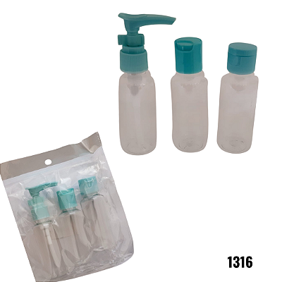 NE1316 - 1316 kit 3 potes viagem - UNITARIO (Atacado)