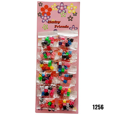 NE1256 - 1256 mini piranha colorida – Pacote com 12 unidades (Atacado)