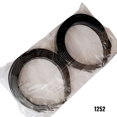 NE1252 - 1252 tiara plastica – Pacote com 12 unidades (Atacado)
