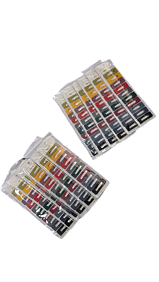 NE1061 - 1061 tic tac color cartela 10 – Pacote com 12 unidades (Atacado)