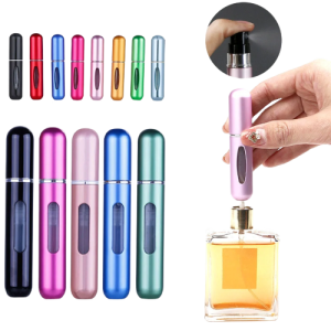 NE15 - 15 mini porta perfume spray portatil – Pacote com 12 unidades (Atacado)