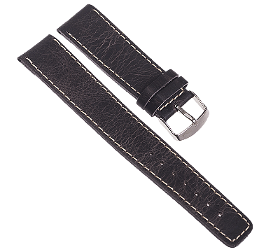 PULSEIRA DE COURO SELVAGEM LONGA MARROM  COD. 88C