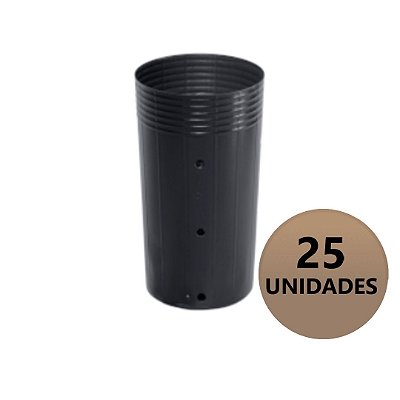 Kit 25  Vasos 1,7 Litros flexível para embalagem de Mudas Nutriplan