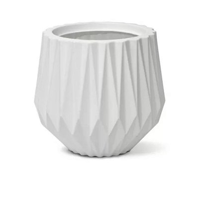 Vaso Origami Redondo N22 Branco Nutriplan