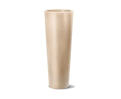 Vaso Polietileno Classic Cone 70 - Areia - Nutriplan