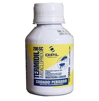 Termidil 200 SC Inseticida Cupim e Pulga - 100 ml - Dipil