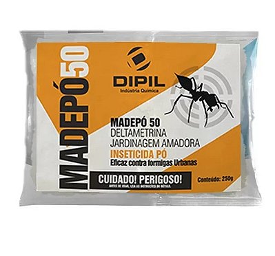 Inseticida Pó - Madepó 50 Deltametrina - 250g - Dipil