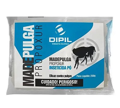 Inseticida Pó para Pulga - Madepulga Propoxur - 250g - Dipil