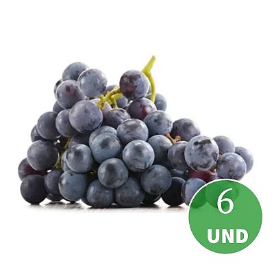 Kit 6 Mudas uva Núbia para climas quente Enxertada