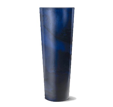 Vaso de Polietileno Classic Cone 100 Nutriplan cor Azul Cobalto