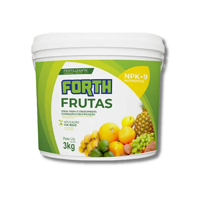Fertilizante Mineral Misto Forth Frutas 3kg -Floração e Frutificação