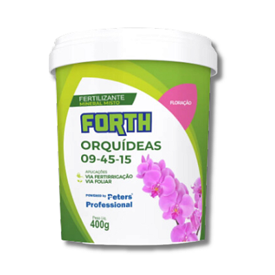 Forth Orquídeas Floração 09-45-15 400g Peters Professional
