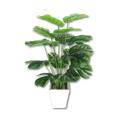 Palmeira Verde Folhas Artificiais Monstera