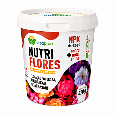 Fertilizante Premium Nutriverde Vitaplan 420g para Folhagens e Plantas