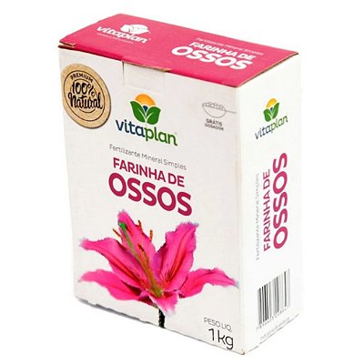 Fertilizante Farinha de Osso - 1 KG - Vitaplan