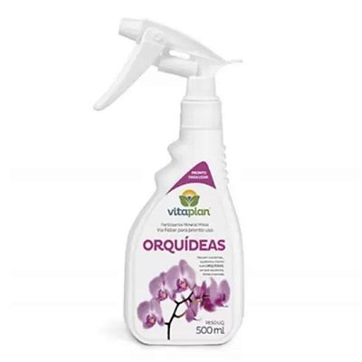 Fertilizante Mineral Misto Pronto Uso aguenta flor Orquídeas 500 ml -Vitaplan 8000715