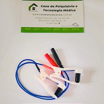 Eletrodo auricular emenda  para estimulação de nervo vago