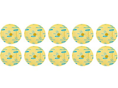 Kit 10 esponjas redondas para touca NKL