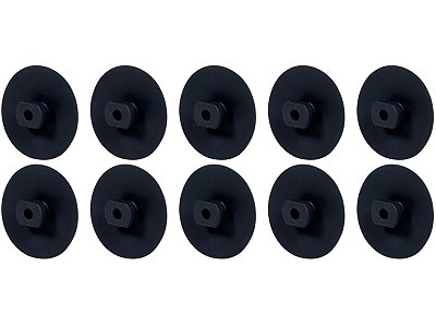 Kit 10 eletrodos de silicone condutivo para touca NKL