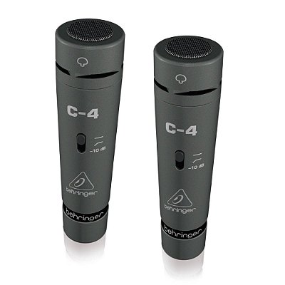 Microfone Condensador Behringer C-4 (par) Profissional
