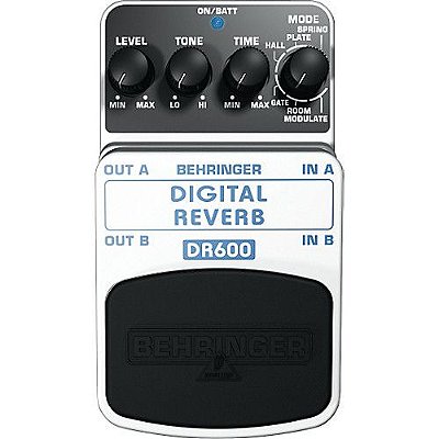 Pedal para guitarra Behringer DR600 Digital Stereo Reverb