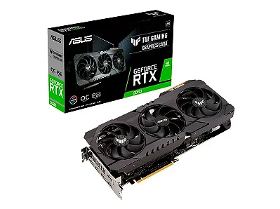 Placa de Vídeo Asus TUF RTX3080 12GB GAMING - 90YV0FB8-M0NA00