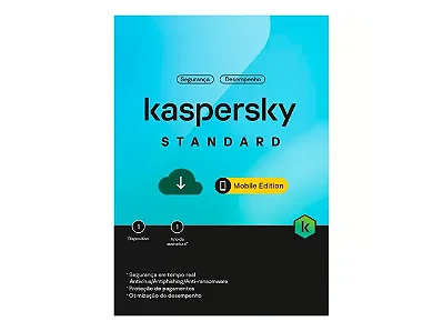 Antivírus Kaspersky Standard Mobile 1 dispositivo 1 ano - KL1048KDAFS