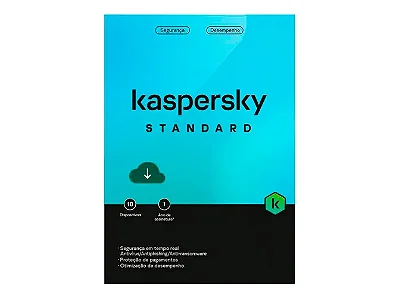 Antivírus Kaspersky Standard 2022 10 Dispositivos 1 Ano ESD - KL1041KDKFS