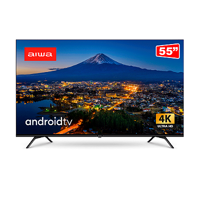Aiwa SMART TV AIWA 55 ANDROID 4K BORDA ULTRAFINA (AWS-TV-55-BL-01) - 5504-02