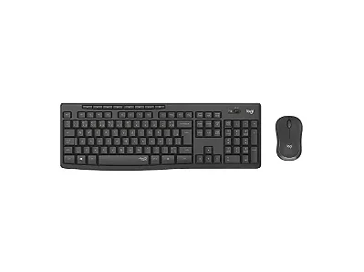 Kit Teclado e Mouse Logitech MK295 Preto sem fio - 920-009793